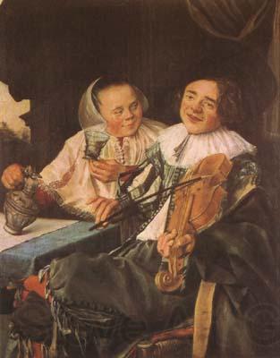LEYSTER, Judith Carousing Couple (mk08) Norge oil painting art